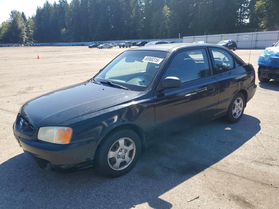 Продаж на аукціоні авто 2001 Hyundai Accent, vin: KMHCG35C91U084600, номер лоту: 65868316