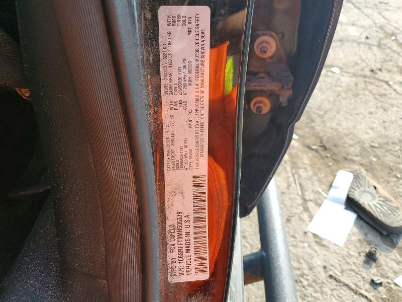 Aukcja sprzedaży 2021 Ram 1500, vin: 1C6SRFFT0MN506379, numer aukcji: 65456586