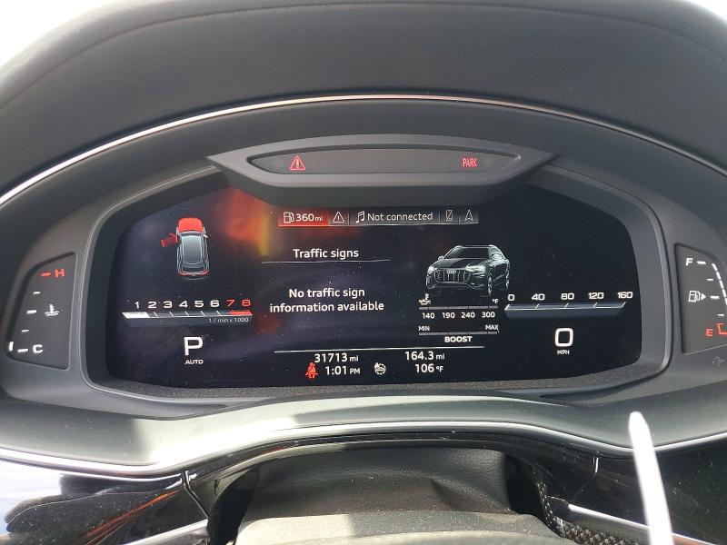 66955196 :رقم المزاد ، WA1CWAF14LD027288 vin ، 2020 Audi Sq8 مزاد بيع