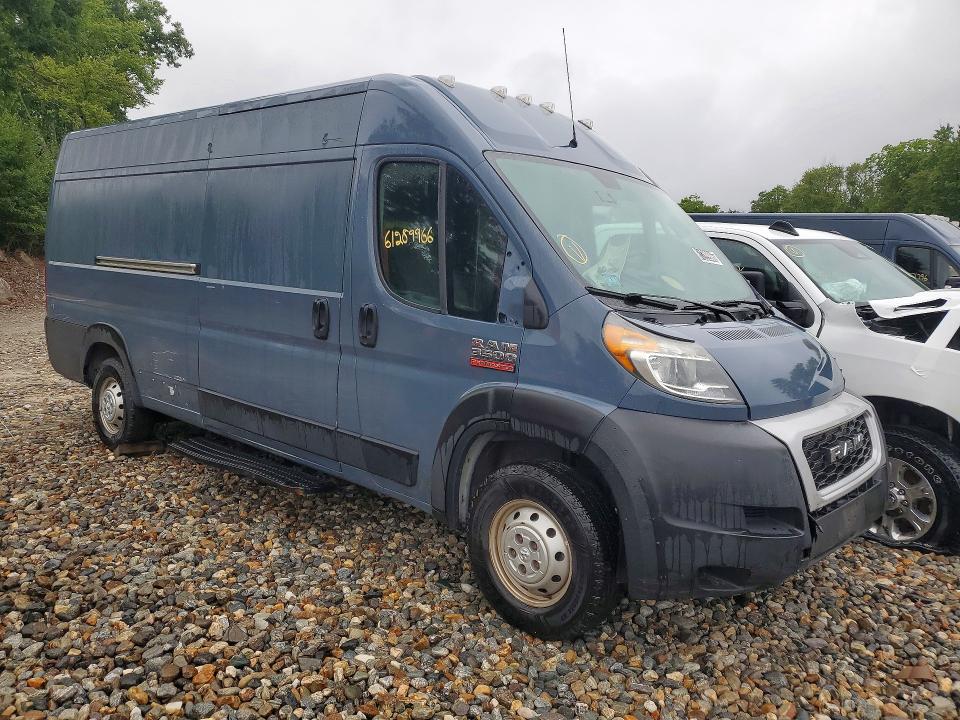 Продаж на аукціоні авто 2021 Ram Promaster 3500, vin: 3C6MRVJG9ME535512, номер лоту: 64186586