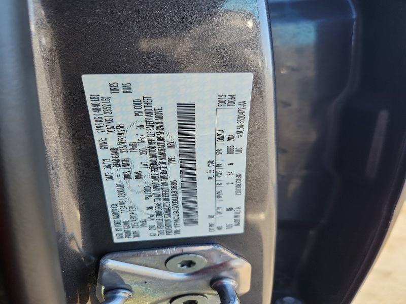 2013 Ford Escape მანქანა იყიდება აუქციონზე, vin: 1FMCU9J9XDUA93686, აუქციონის ნომერი: 65808676