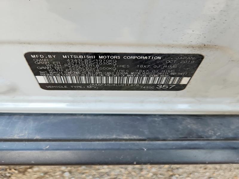 Продажа на аукционе авто 2020 Mitsubishi Outlander Sport, vin: JA4AP3AU4LU011478, номер лота: 64231696