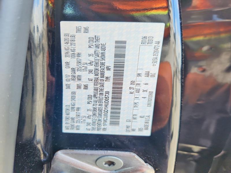 66773676 :رقم المزاد ، 1FMCU0GD1HUD05730 vin ، 2017 Ford Escape مزاد بيع