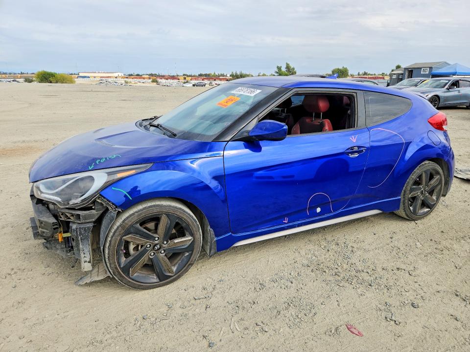 2014 Hyundai Veloster მანქანა იყიდება აუქციონზე, vin: KMHTC6AE0EU202186, აუქციონის ნომერი: 66978166