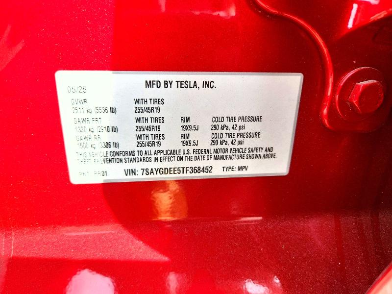 Продаж на аукціоні авто 2026 Tesla Model  Y, vin: 7SAYGDEE5TF368452, номер лоту: 64509756