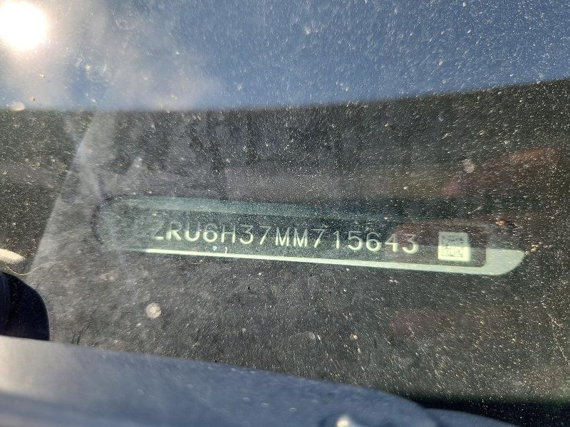 2021 Honda Hr-v მანქანა იყიდება აუქციონზე, vin: 3CZRU6H37MM715643, აუქციონის ნომერი: 66749046