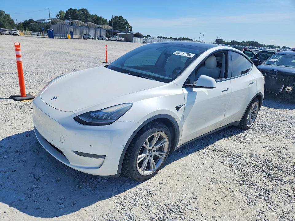 66232606 :رقم المزاد ، 5YJYGDEE2MF192992 vin ، 2021 Tesla Model Y مزاد بيع