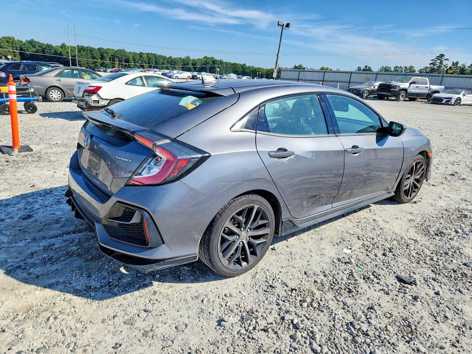 2021 Honda Civic მანქანა იყიდება აუქციონზე, vin: SHHFK7H42MU203059, აუქციონის ნომერი: 64508876