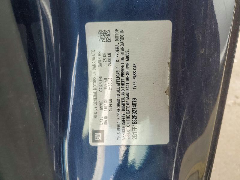 Продажа на аукционе авто 2015 Chevrolet Camaro, vin: 2G1FF1E32F9274079, номер лота: 65639496
