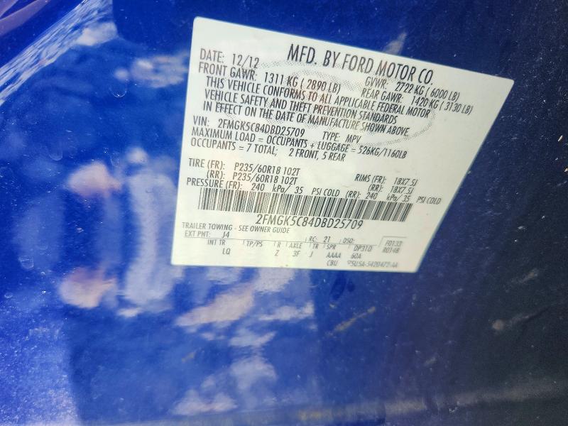 Продаж на аукціоні авто 2013 Ford Flex, vin: 2FMGK5C84DBD25709, номер лоту: 66604566