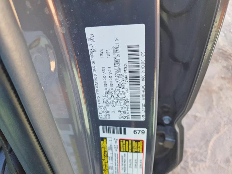 2024 Toyota Tacoma მანქანა იყიდება აუქციონზე, vin: 3TMKB5FN9RM015240, აუქციონის ნომერი: 66842366