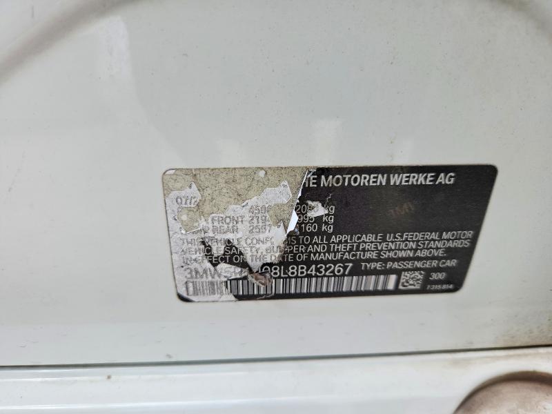 Aukcja sprzedaży 2020 Bmw 330i, vin: 3MW5R1J08L8B43267, numer aukcji: 64670796