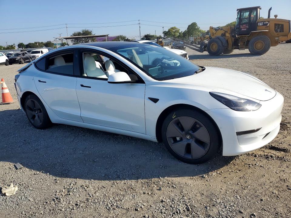 2022 Tesla Model 3 მანქანა იყიდება აუქციონზე, vin: 5YJ3E1EA9NF357661, აუქციონის ნომერი: 66455516