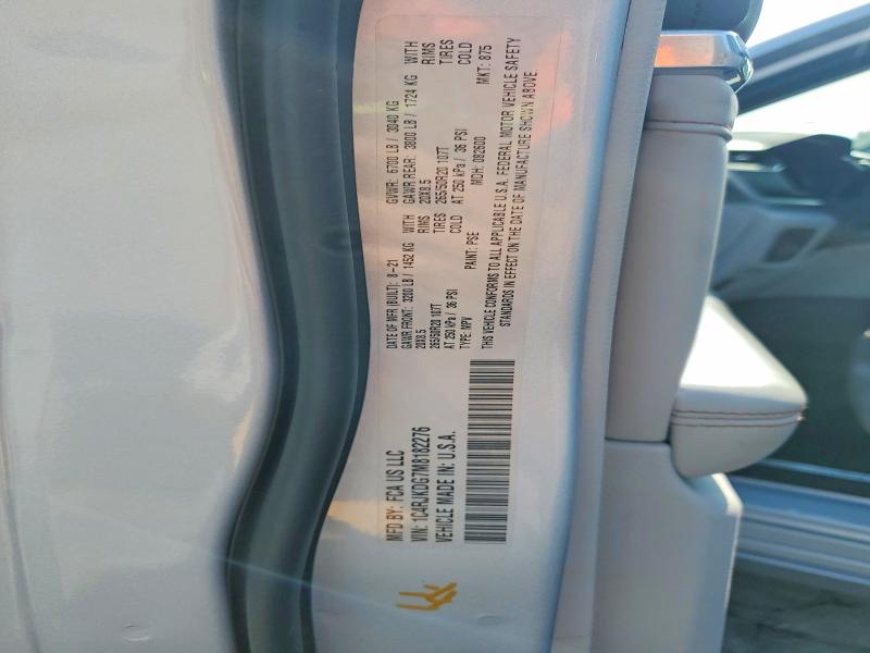 64921876 :رقم المزاد ، 1C4RJKDG7M8182276 vin ، 2021 Jeep Grand Cherokee مزاد بيع