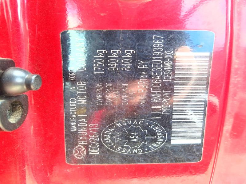 Продаж на аукціоні авто 2014 Hyundai Veloster, vin: KMHTC6AE3EU193967, номер лоту: 65190316