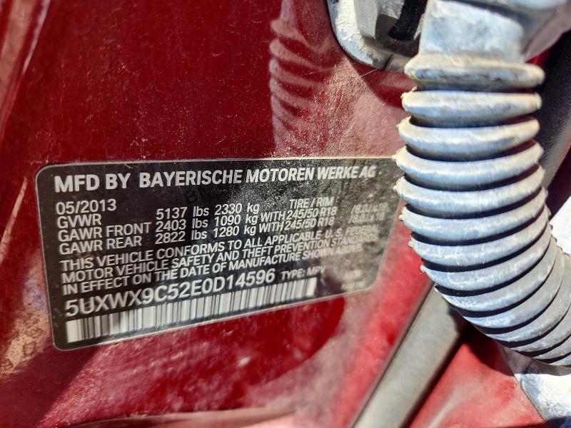 Aukcja sprzedaży 2014 Bmw X3, vin: 5UXWX9C52E0D14596, numer aukcji: 65870276