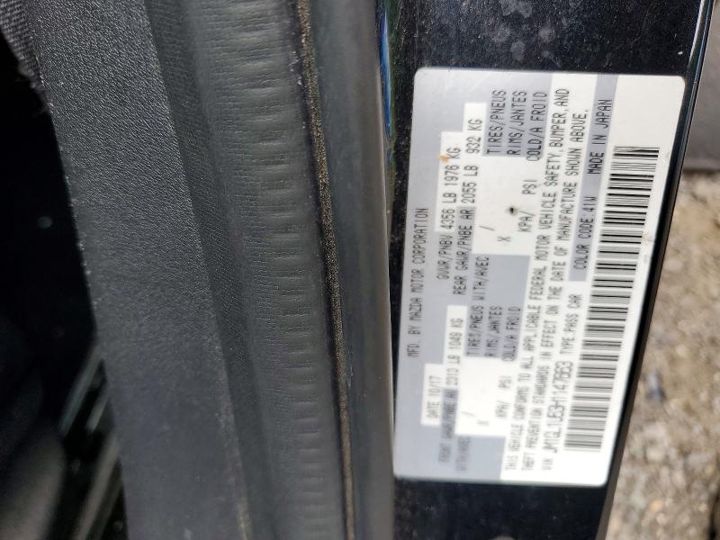 63951216 :رقم المزاد ، JM1GL1U53H1147663 vin ، 2017 Mazda 6 مزاد بيع