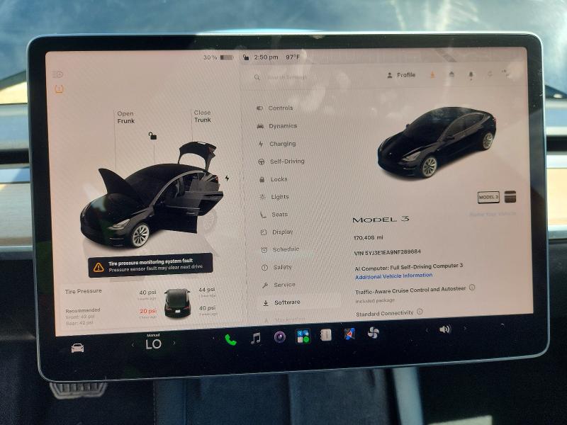 Aukcja sprzedaży 2022 Tesla Model 3, vin: 5YJ3E1EA9NF289684, numer aukcji: 66656976