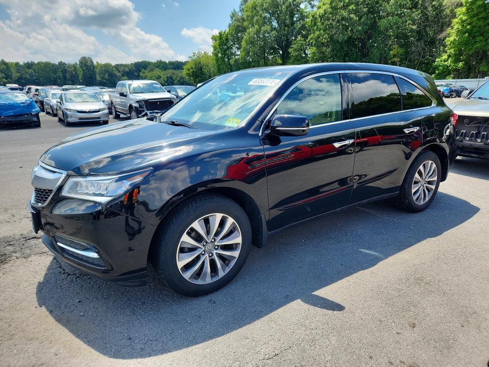 63552276 :رقم المزاد ، 5FRYD4H42FB004663 vin ، 2015 Acura Mdx مزاد بيع