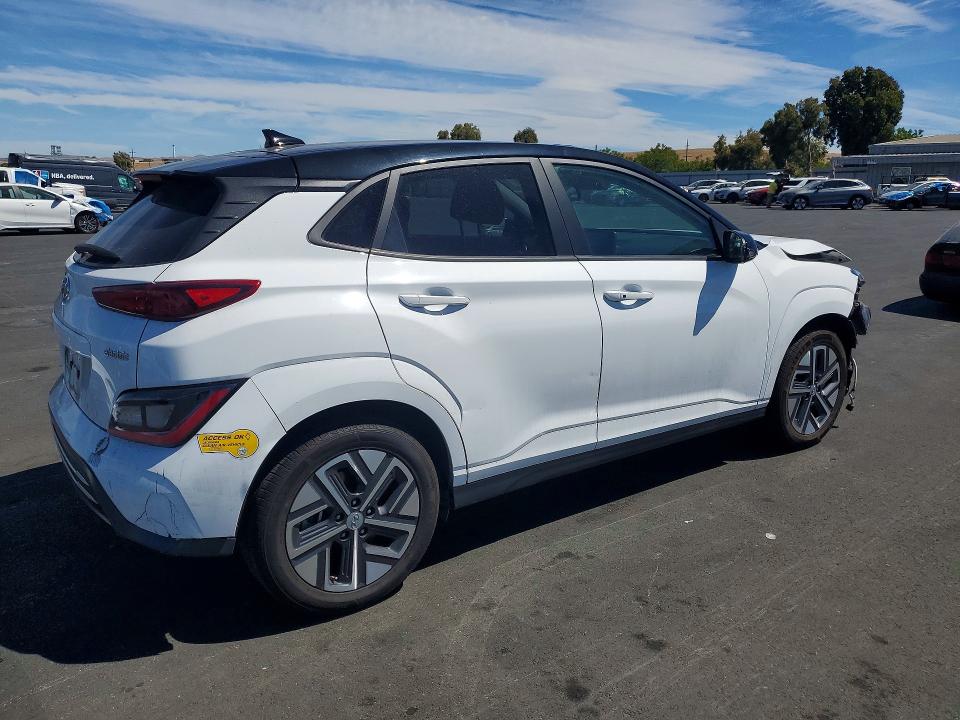 2022 Hyundai Kona მანქანა იყიდება აუქციონზე, vin: KM8K23AG9NU142813, აუქციონის ნომერი: 66401616