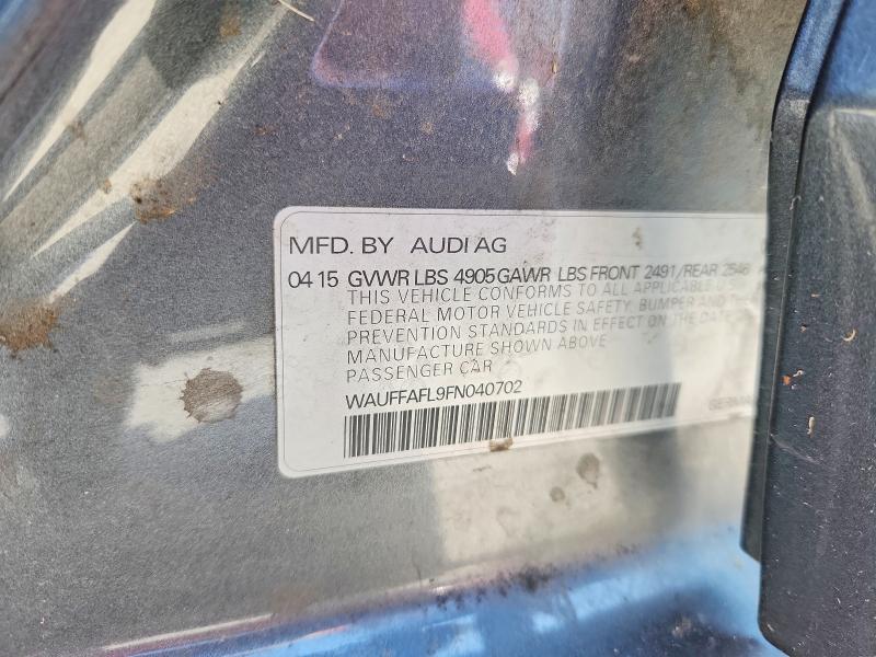 Aukcja sprzedaży 2015 Audi A4, vin: WAUFFAFL9FN040702, numer aukcji: 64311046