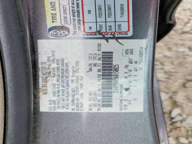 Продажа на аукционе авто 2010 Ford Fusion, vin: 3FAHP0HA9AR158825, номер лота: 63517146