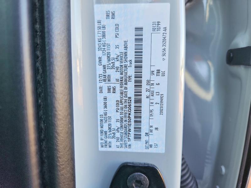 Aukcja sprzedaży 2023 Ford F150, vin: 1FTFW1E50PKG06528, numer aukcji: 63985006