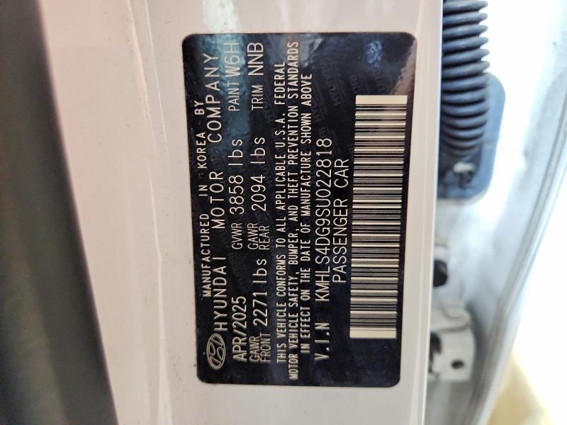 65151396 :رقم المزاد ، KMHLS4DG9SU022818 vin ، 2025 Hyundai Elantra مزاد بيع