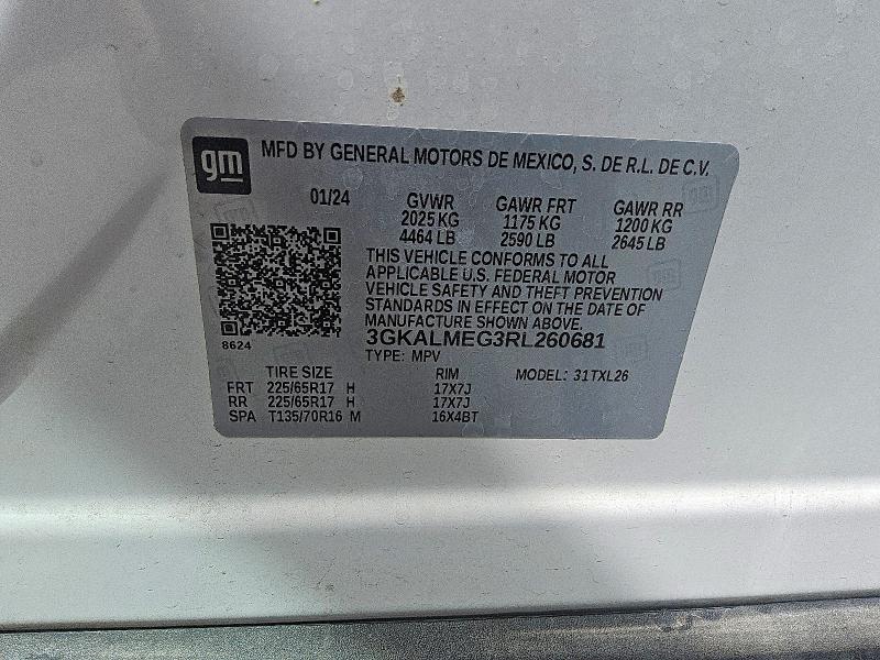 Продажа на аукционе авто 2024 Gmc Terrain, vin: 3GKALMEG3RL260681, номер лота: 62757306