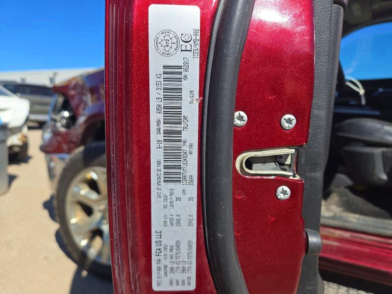 Auction sale of the 2018 Ram 1500, vin: 1C6RR7VM7JS349347, lot number: 64076816