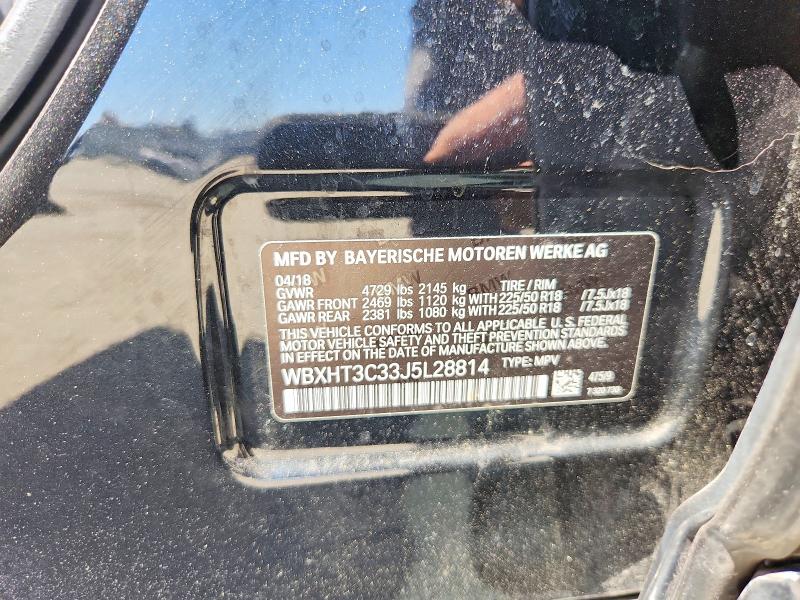 Продаж на аукціоні авто 2018 Bmw X1, vin: WBXHT3C33J5L28814, номер лоту: 63430416