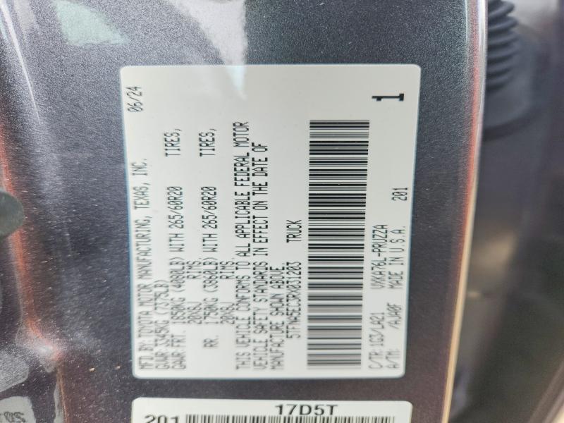 Aukcja sprzedaży 2024 Toyota Tundra, vin: 5TFNA5EC3RX031203, numer aukcji: 63909066