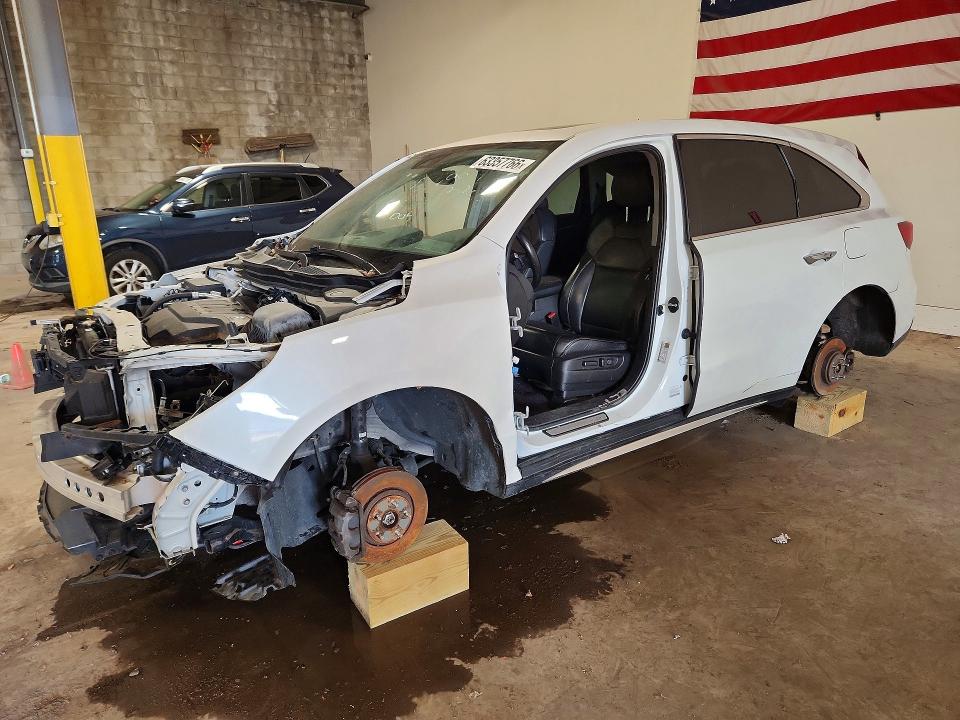 63357766 :رقم المزاد ، 5J8YD4H58HL004033 vin ، 2017 Acura Mdx مزاد بيع