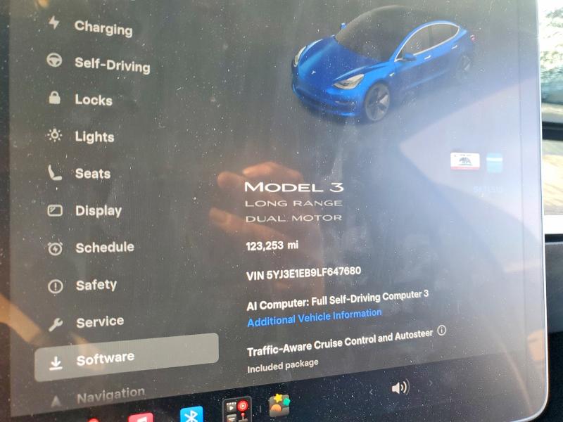 Продажа на аукционе авто 2020 Tesla Model 3, vin: 5YJ3E1EB9LF647680, номер лота: 65803336
