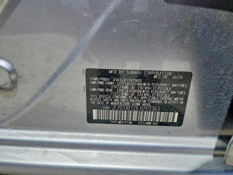Продажа на аукционе авто 2020 Subaru Crosstrek, vin: JF2GTAEC0LH203363, номер лота: 64823836