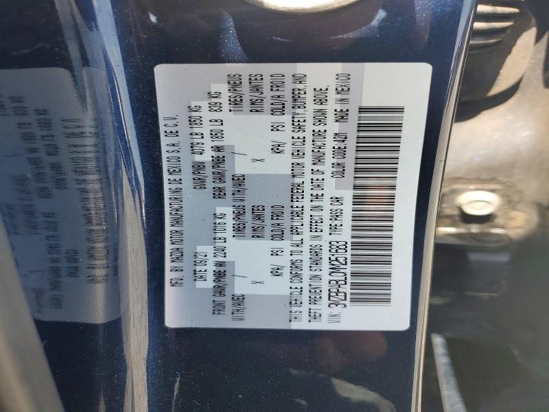 Продаж на аукціоні авто 2021 Mazda 3, vin: 3MZBPABL0MM251683, номер лоту: 64307606