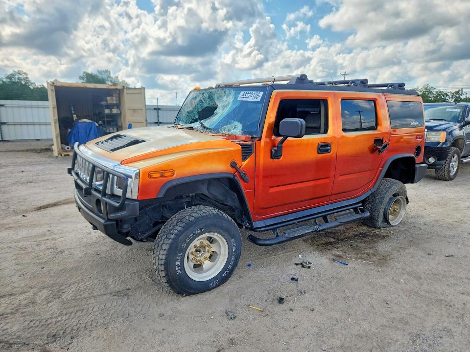 2003 Hummer H2 მანქანა იყიდება აუქციონზე, vin: 5GRGN23U73H121848, აუქციონის ნომერი: 63220136