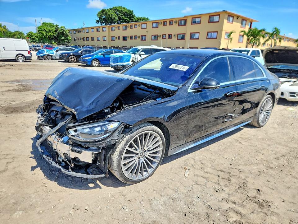 2022 Mercedes-benz S მანქანა იყიდება აუქციონზე, vin: W1K6G6DB0NA100191, აუქციონის ნომერი: 63906216