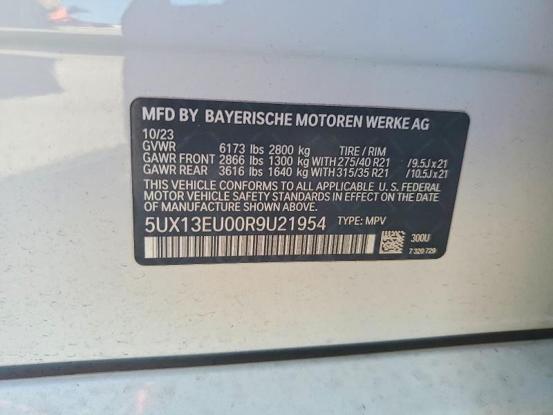 Aukcja sprzedaży 2024 Bmw X5, vin: 5UX13EU00R9U21954, numer aukcji: 64451236