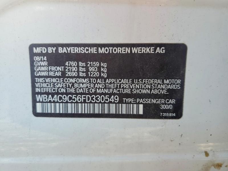 2015 Bmw 428 მანქანა იყიდება აუქციონზე, vin: WBA4C9C56FD330549, აუქციონის ნომერი: 63465176