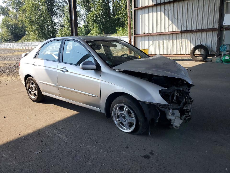 2009 Kia Spectra მანქანა იყიდება აუქციონზე, vin: KNAFE222695655248, აუქციონის ნომერი: 63887896