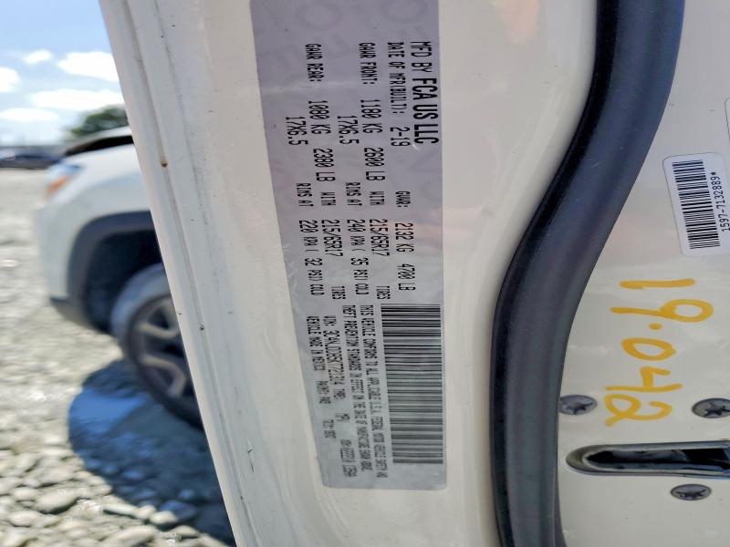 Aukcja sprzedaży 2019 Jeep Compass, vin: 3C4NJDDB5KT721314, numer aukcji: 64441606
