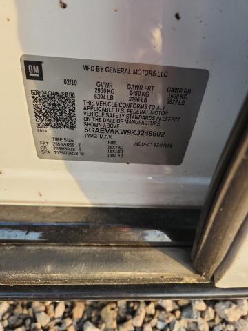 Aukcja sprzedaży 2019 Buick Enclave, vin: 5GAEVAKW9KJ248602, numer aukcji: 64784256