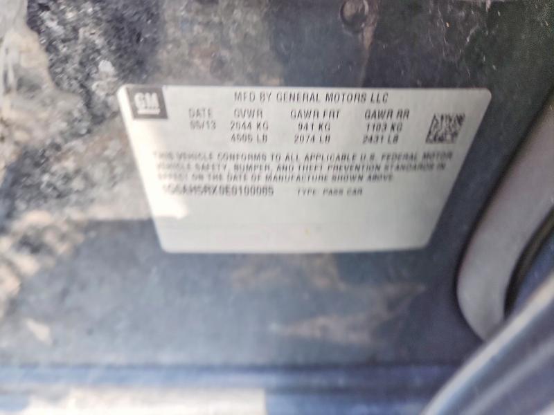 2014 Cadillac Ats მანქანა იყიდება აუქციონზე, vin: 1G6AH5RX0E0100085, აუქციონის ნომერი: 65176176