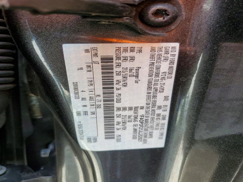 2018 Ford Focus მანქანა იყიდება აუქციონზე, vin: 1FADP3F21JL252921, აუქციონის ნომერი: 64291366