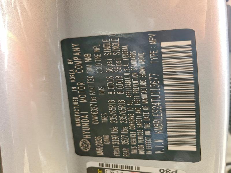 66612486 :رقم المزاد ، KM8RLES24TU113677 vin ، 2026 Hyundai Palisade مزاد بيع