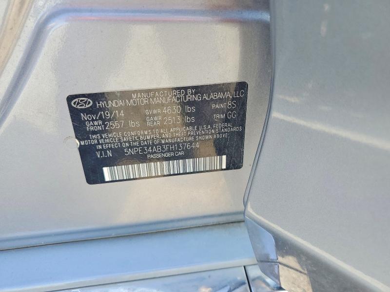 Продаж на аукціоні авто 2015 Hyundai Sonata, vin: 5NPE34AB3FH137644, номер лоту: 65996846