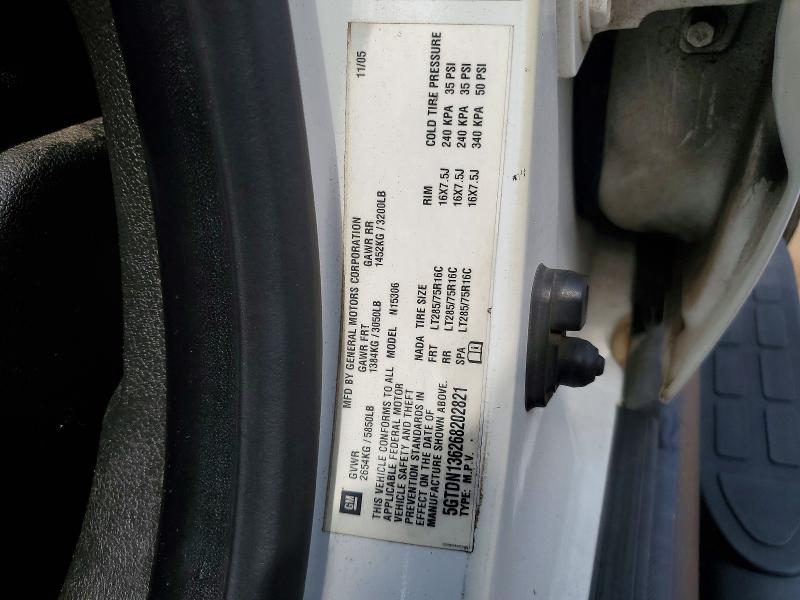 Продажа на аукционе авто 2006 Hummer H3, vin: 5GTDN136268202821, номер лота: 62885746