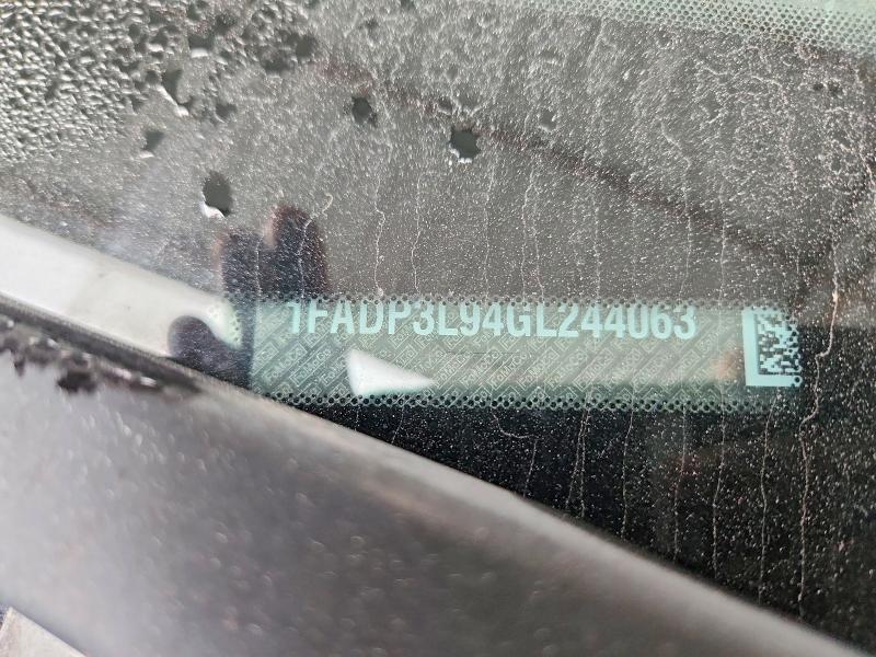 66750966 :رقم المزاد ، 1FADP3L94GL244063 vin ، 2016 Ford Focus مزاد بيع