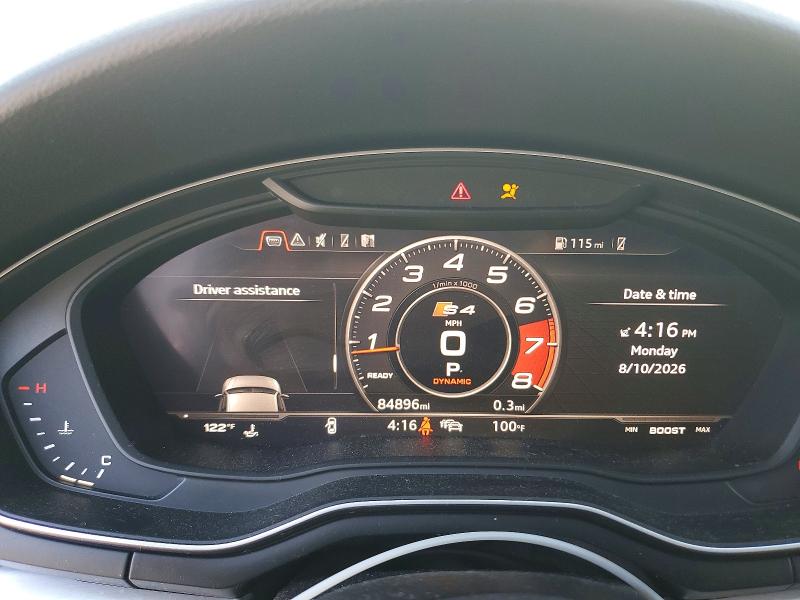 Продажа на аукционе авто 2019 Audi S4, vin: WAUC4AF46KA013489, номер лота: 62676556